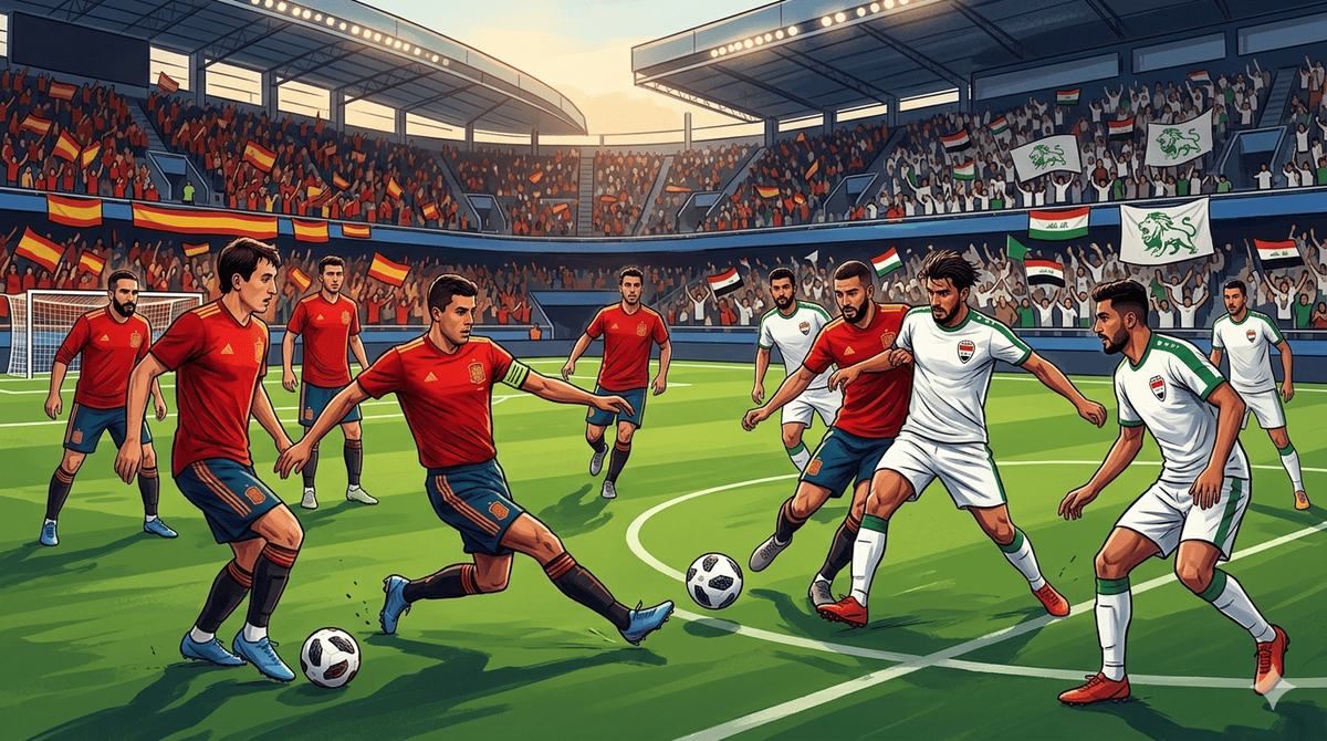 Timnas Spanyol Hadapi Irak dalam Laga Persahabatan di A Coruna