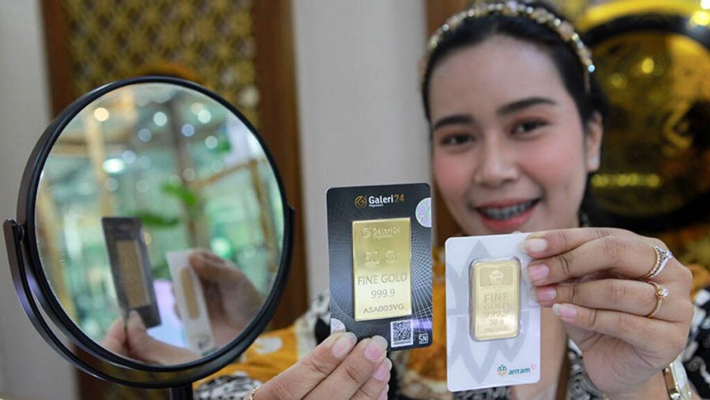 Harga Emas Pegadaian 4 Juni 2026 Antam Stagnan Saat UBS dan Galeri 24 Turun