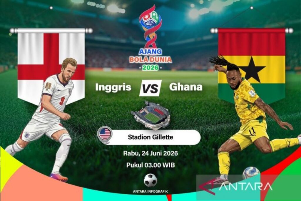Inggris Incar Tiket Babak Gugur Piala Dunia Kontra Ghana