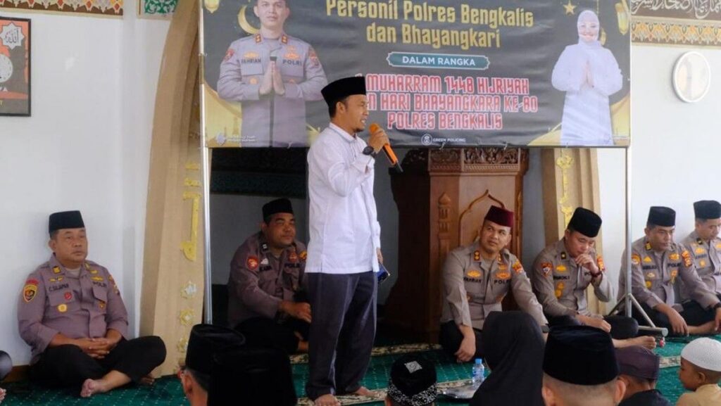 Polres Bengkalis Gelar Doa Bersama dan Santuni Anak Yatim