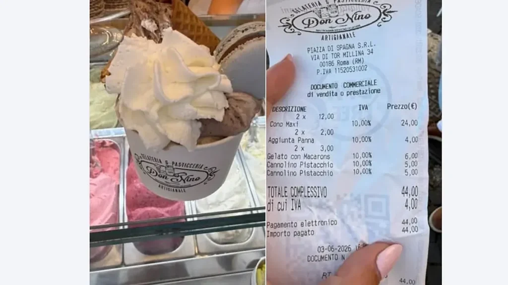 Turis Asal Florida Keluhkan Jebakan Harga Gelato di Roma