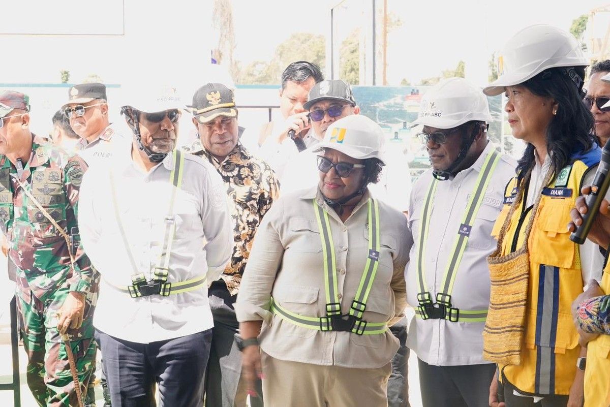 Wamendagri Tinjau Pembangunan Pusat Pemerintahan Papua Tengah