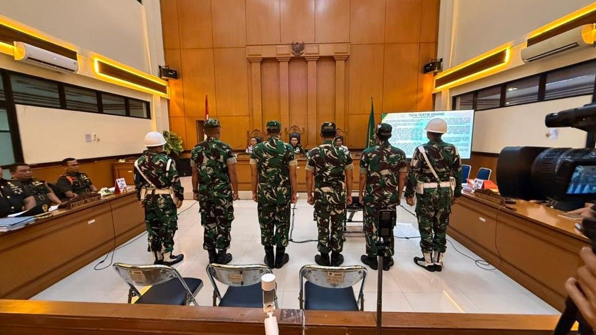 Oditur Tuntut Empat Prajurit TNI Kasus Penyiraman Air Keras Penjara