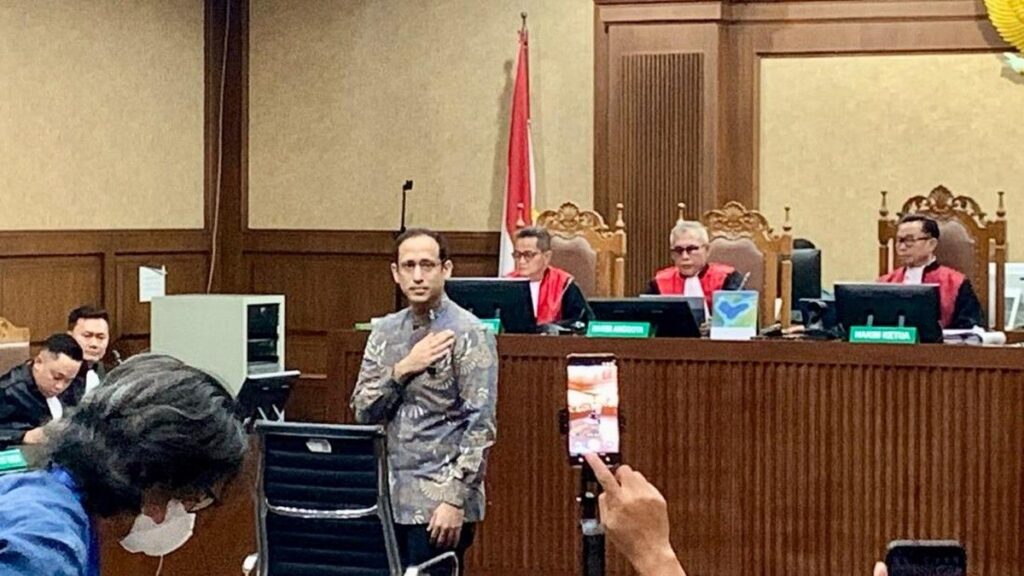 Hakim Siap Bacakan Putusan Kasus Korupsi Chromebook Terdakwa Nadiem Makarim