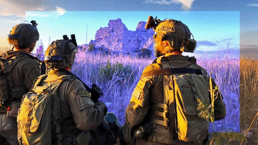 Militer Israel Merebut dan Mengibarkan Bendera di Beaufort Castle Lebanon