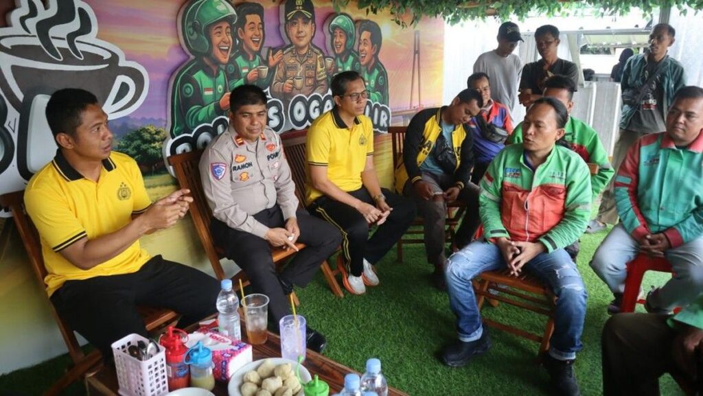 Polres Ogan Ilir Gandeng Pengemudi Ojol Tekan Angka Kecelakaan