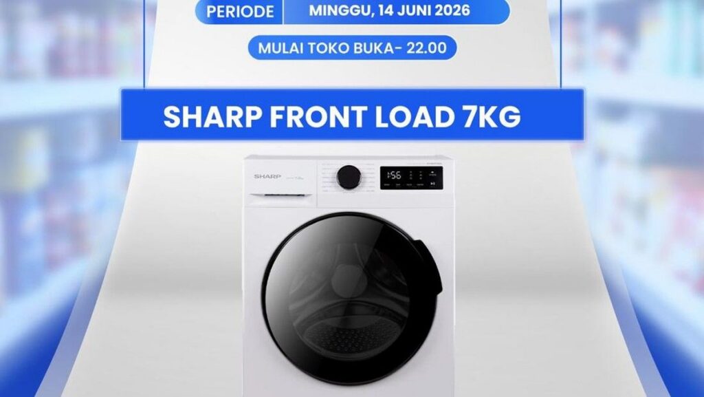 Transmart Full Day Sale Hadirkan Diskon Mesin Cuci Sharp Jutaan Rupiah