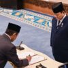 Prabowo Subianto Lantik Pimpinan Baru Badan Gizi Nasional di Istana