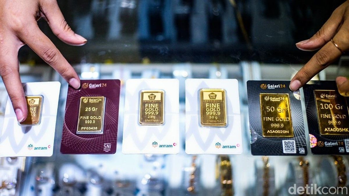 Harga Emas Antam 25 Juni 2026 Stagnan Rp 2.655.000 Per Gram