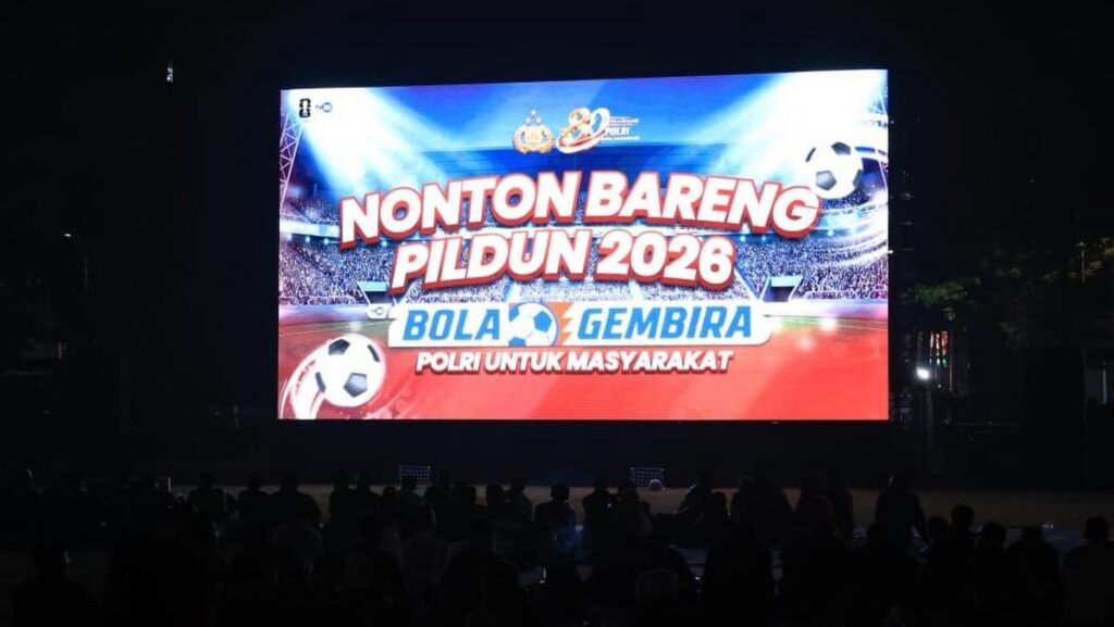 Polri Gelar Nonton Bareng Piala Dunia 2026 Serentak di Indonesia