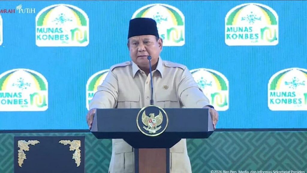 Prabowo Subianto Hadiri Penutupan Munas dan Konbes NU di Bangkalan