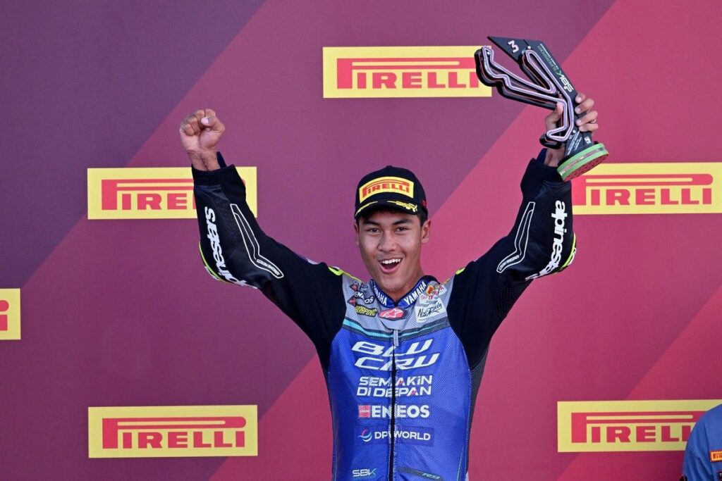 Aldi Satya Mahendra Rebut Podium Ketiga di WorldSSP Italia 2026