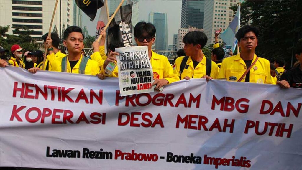 Polda Metro Jaya Tangkap Dua Penyusup Demo Mahasiswa