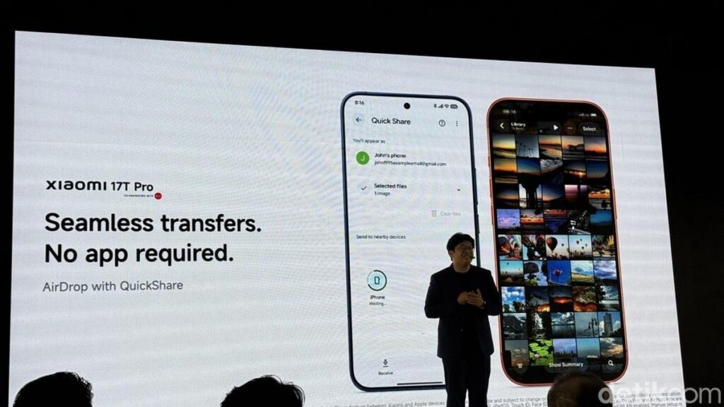 Xiaomi 17T Pro Dapatkan Fitur AirDrop Melalui Quick Share