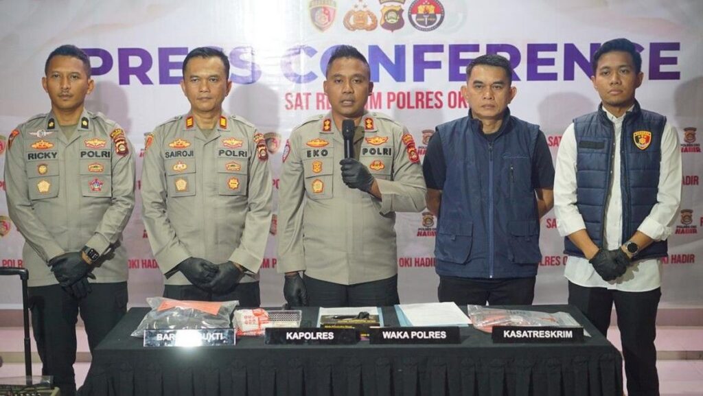 Polres OKI Tangkap Remaja Terkait Penembakan Teman Saat Live TikTok