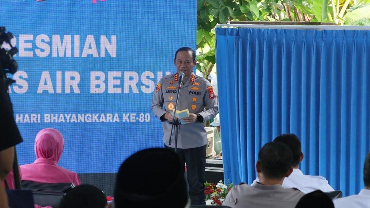Polda Metro Jaya Bangun Fasilitas Air Bersih di Bojongsari Depok