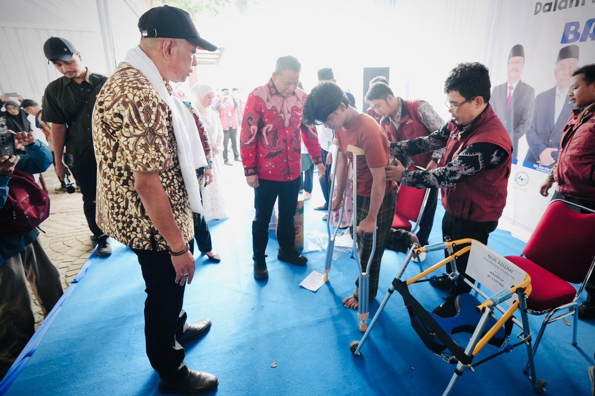 Kemensos Salurkan Bantuan Sosial Sembilan Ratus Juta di Tangerang