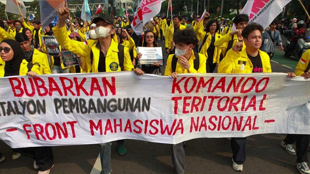 Prabowo Subianto Soroti Aksi Unjuk Rasa yang Diduga Didanai Kelompok Tertentu