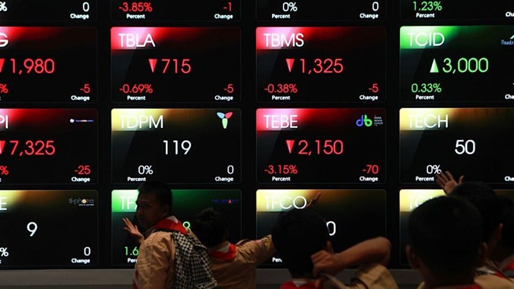 IHSG Melemah Akibat Tekanan Jual Investor Asing
