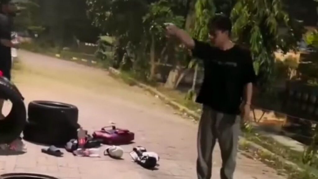 Polsek Cilincing Tangkap Suami Mengamuk Bawa Celurit Usai KDRT Istri