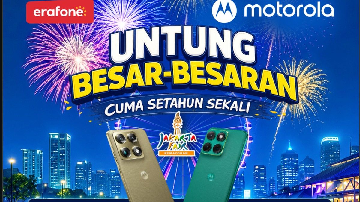 Motorola Hadirkan Berbagai Smartphone Unggulan di Jakarta Fair Kemayoran