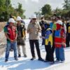 Rahmat Mirzani Meninjau Perbaikan Jalan Gunung Sugih-Kota Gajah