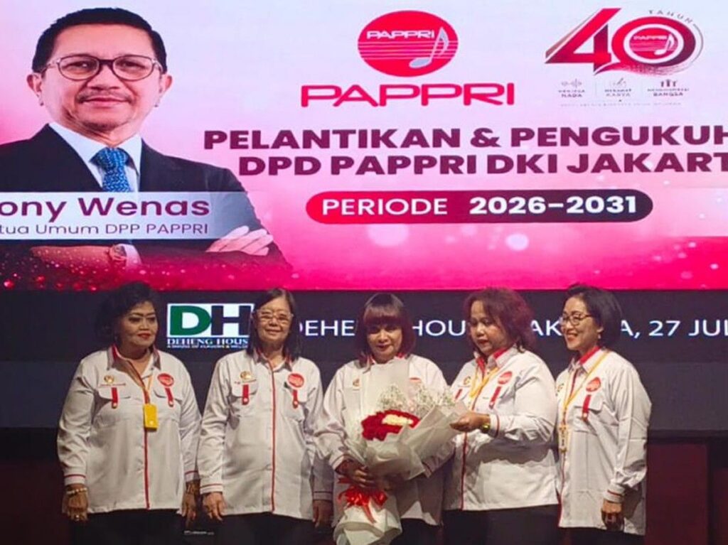 Ussy Pieters Dilantik Jadi Ketua DPD PAPPRI DKI Jakarta 2026-2031