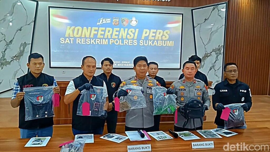Polres Sukabumi Tangkap Pelaku Pembunuhan Perempuan di Kebun Jati