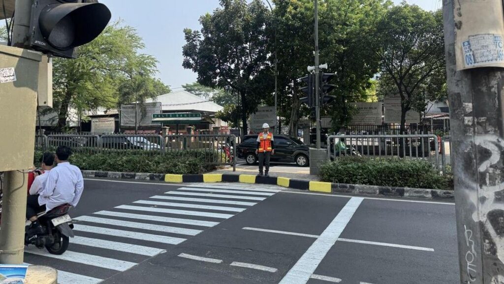 Bina Marga DKI Pasang Pelican Crossing di Jalan Kapten Tendean
