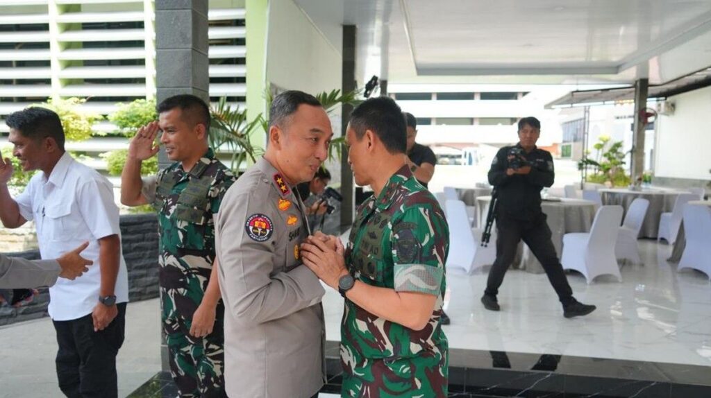 Polda Sumsel dan Kodam II Sriwijaya Perkuat Sinergi Jaga Kamtibmas