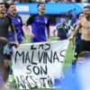 AS Bela Selebrasi Spanduk Malvinas Timnas Argentina Kontra Inggris
