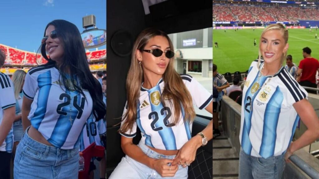 Pasangan Pemain Timnas Argentina Tiba di Atlanta Jelang Laga Semifinal