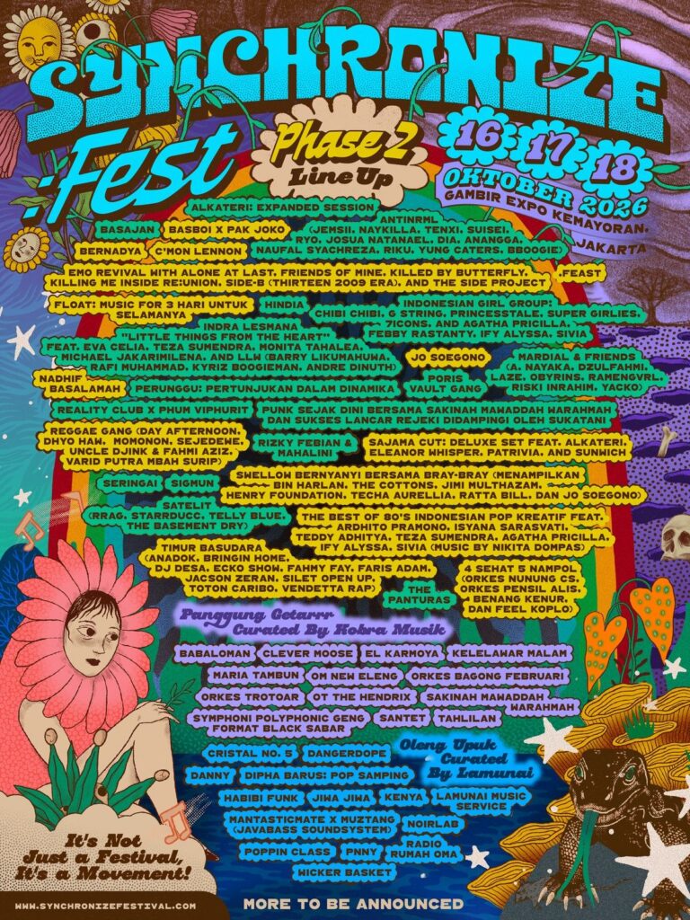 Synchronize Fest 2026 Umumkan Penampil Fase Kedua Lintas Genre