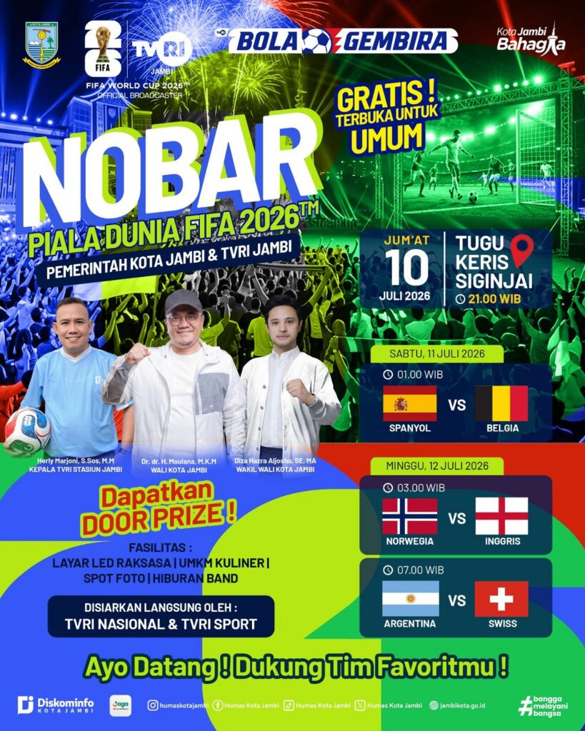 TVRI Menyiarkan Piala Dunia 2026 Gratis Melalui Saluran Digital