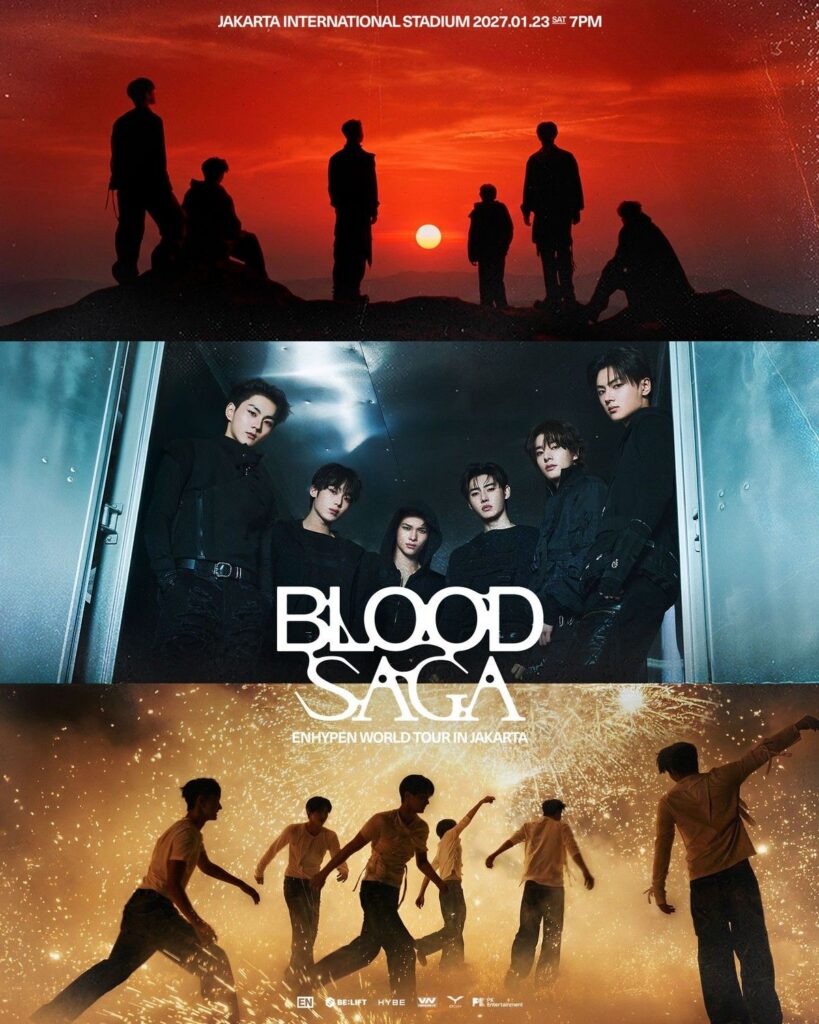 ENHYPEN Gelar Konser World Tour BLOOD SAGA di Jakarta Januari 2027
