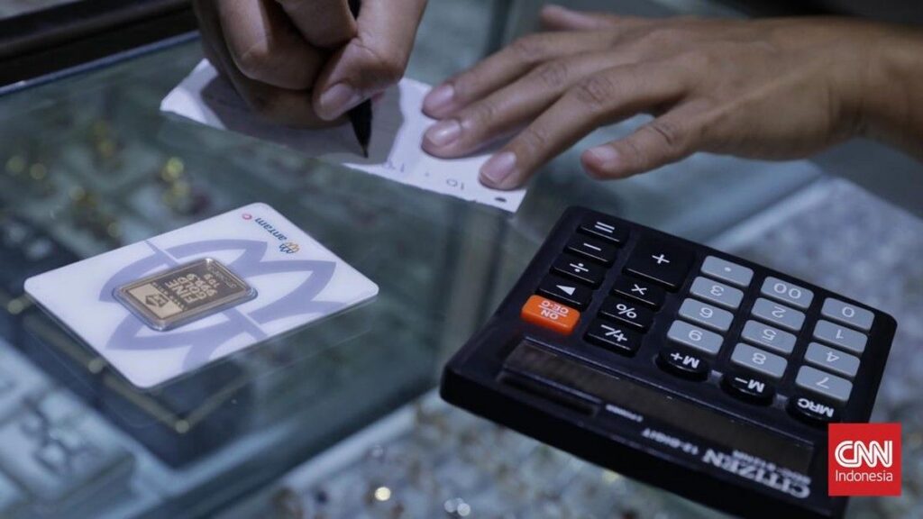 Harga Emas Antam Merosot ke Rp2,606 Juta Per Gram Hari Ini