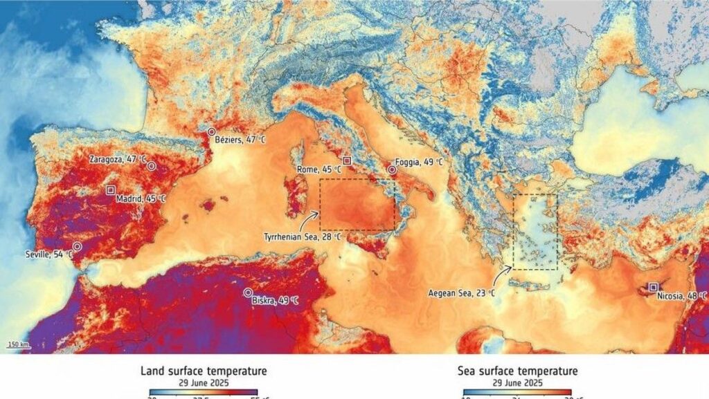 Suhu Eropa Tembus 41 Derajat Celsius Akibat Heat Dome