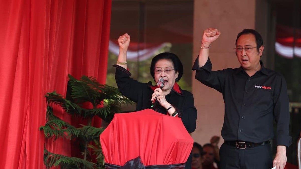Megawati Soekarnoputri Resmikan Monumen Kudatuli di Jakarta Pusat