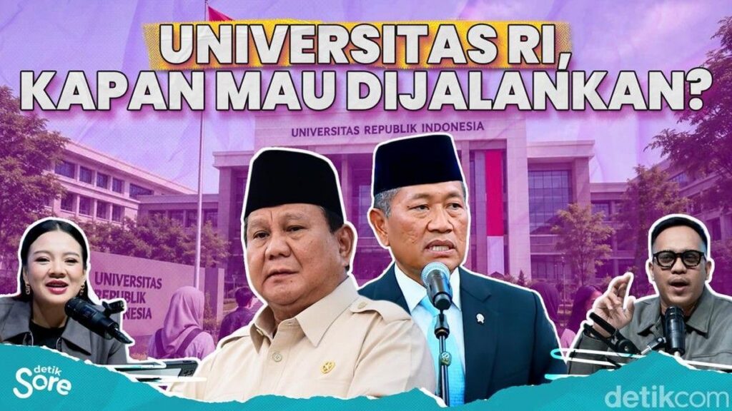 Presiden Prabowo Subianto Menggagas Pendirian Universitas Republik Indonesia