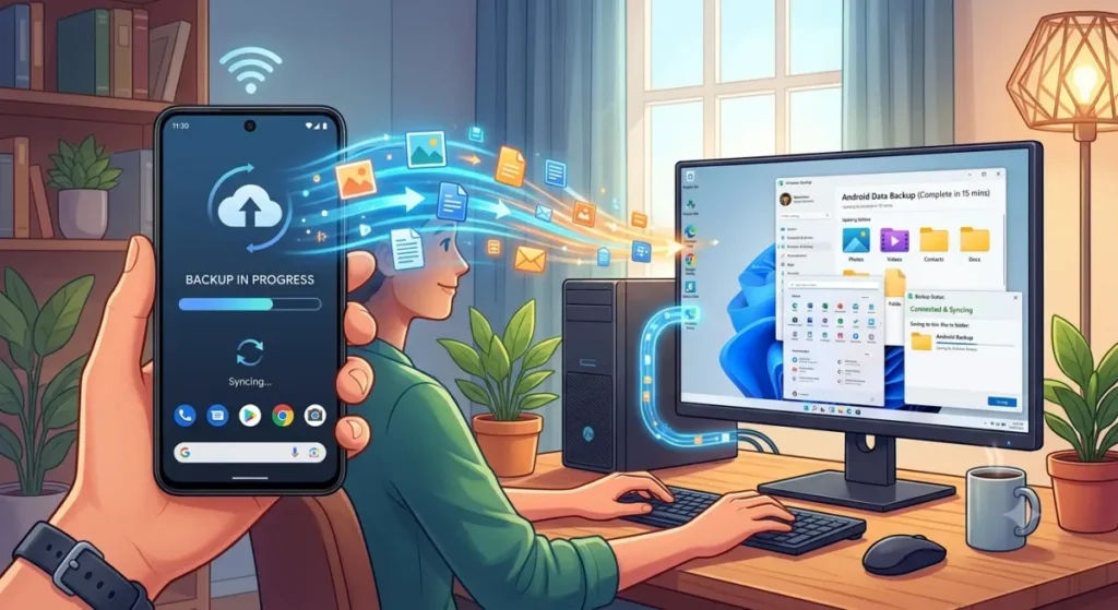Google Siapkan Fitur Backup Otomatis Android ke PC Windows via Wi-Fi
