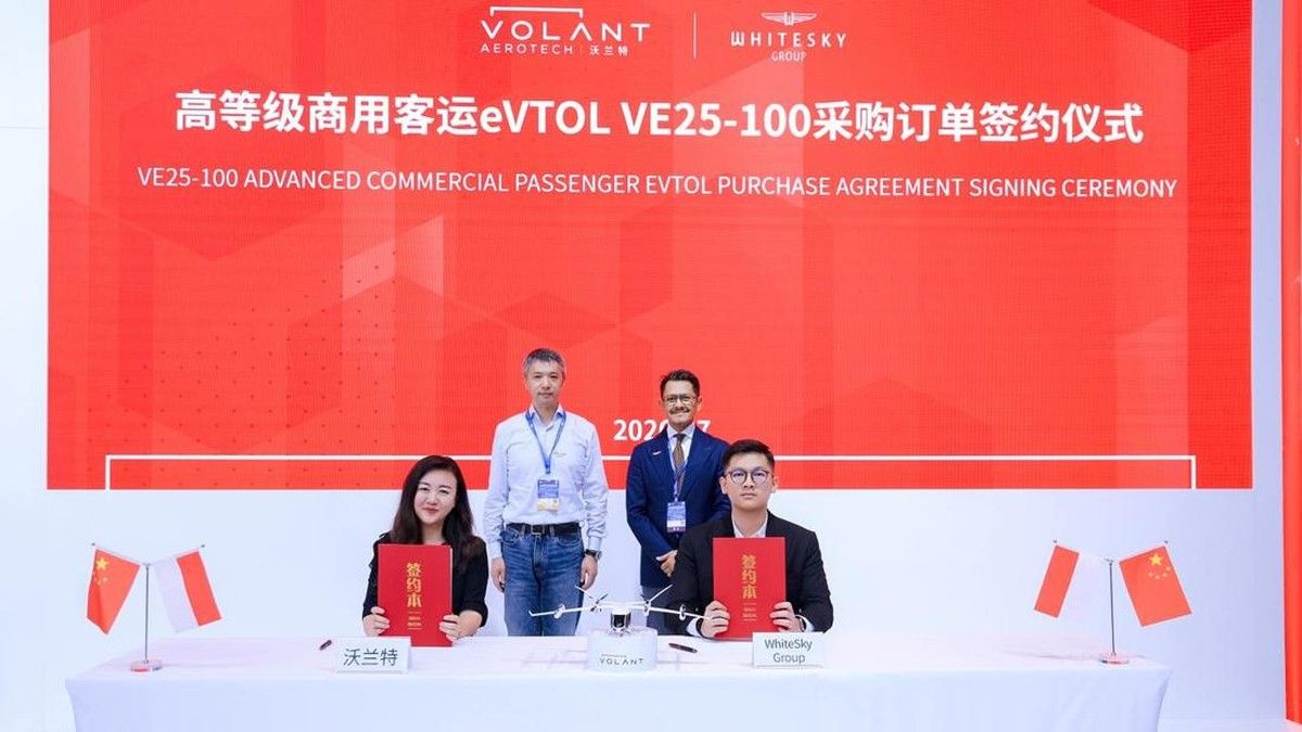 Whitesky Group Borong 60 Unit eVTOL Volant Aerotech