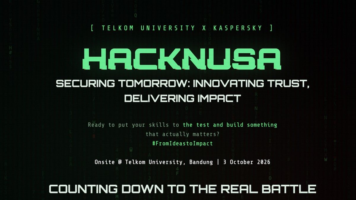 Telkom University Bersama Kaspersky Gelar Hackathon HackNusa 2026