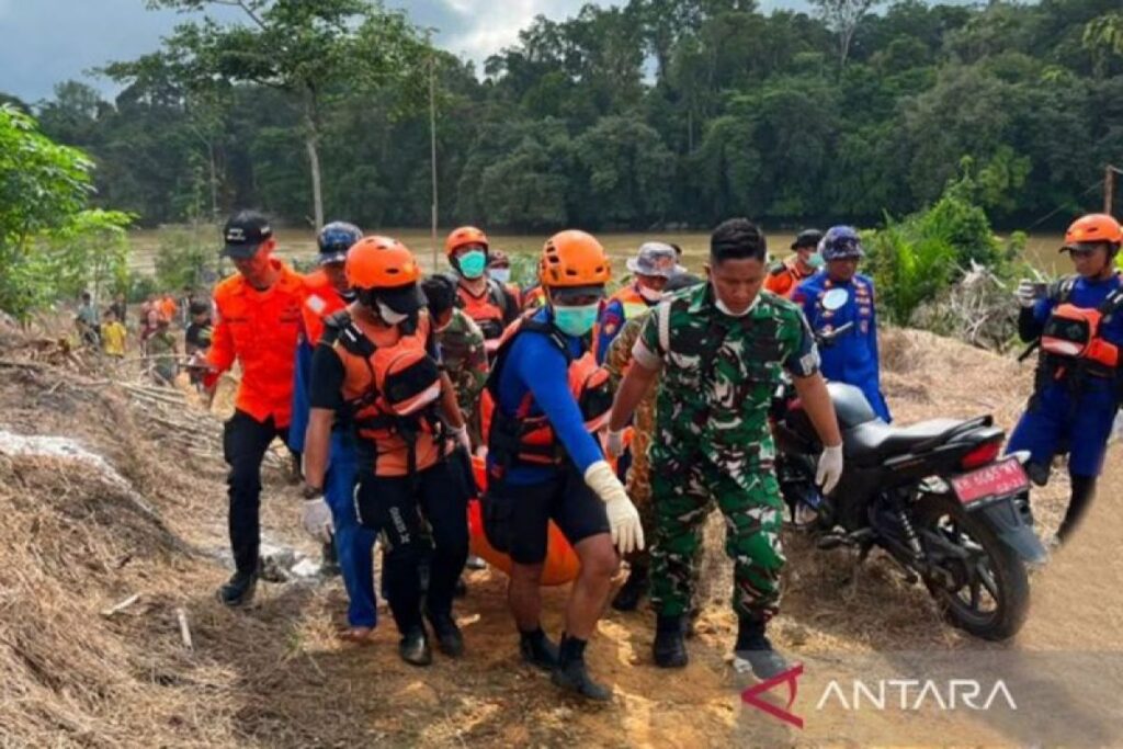 Tim Gabungan Temukan Dua Jenazah Polisi Hanyut di Sungai Katingan