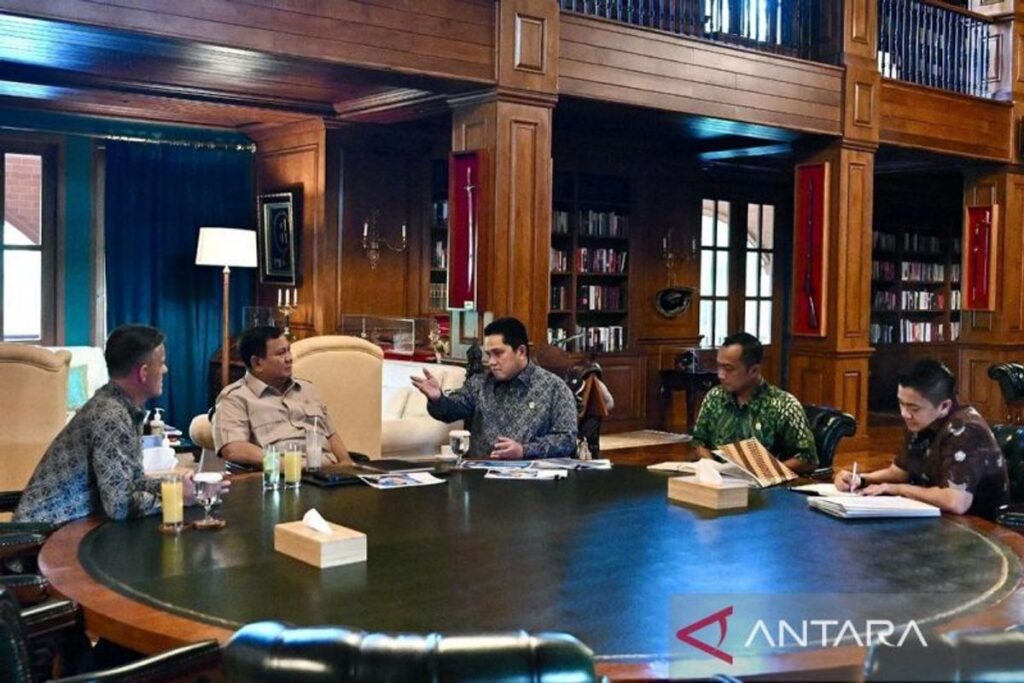 Presiden Prabowo Desak Erick Thohir Bawa Indonesia Lolos Piala Dunia