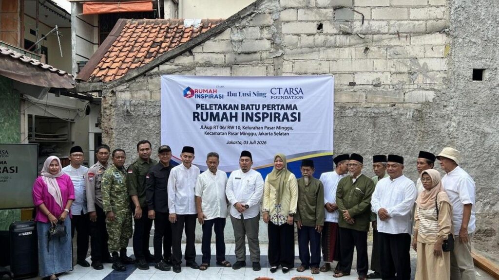 CT ARSA Foundation Bangun Rumah Inspirasi Ke-13 di Pasar Minggu