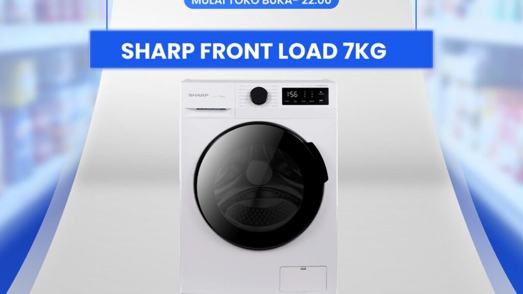 Transmart Full Day Sale Hadirkan Diskon Besar Mesin Cuci Sharp 7 Kg