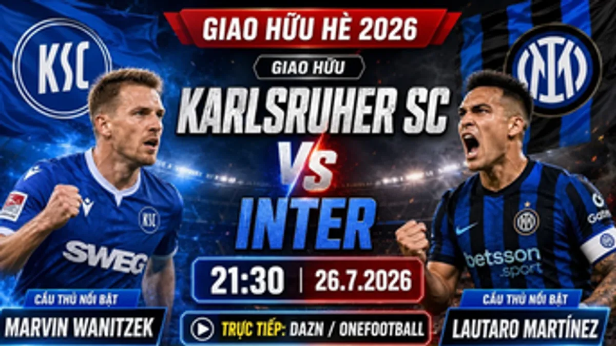 Inter dijadwalkan bertandang ke Karlsruher SC 21.30 WIB 26 Juli