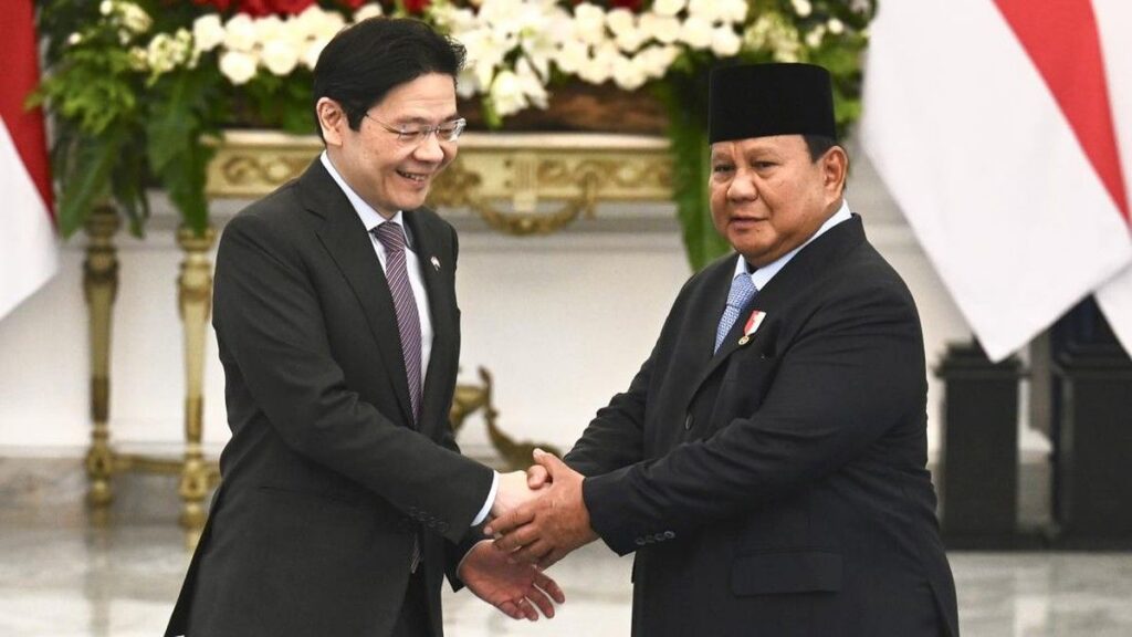 Prabowo dan Lawrence Wong Sepakati Kerja Sama Lintas Sektor