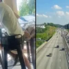 Pria Tionghoa Tegur Pengunjung Bawa Babi dan Anjing di Rest Area Malaysia