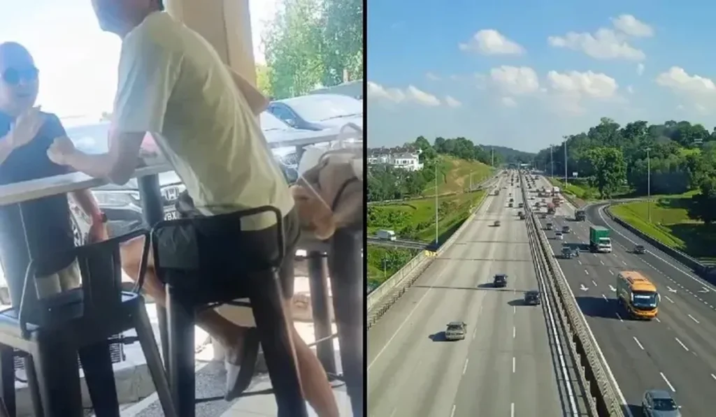 Pria Tionghoa Tegur Pengunjung Bawa Babi dan Anjing di Rest Area Malaysia